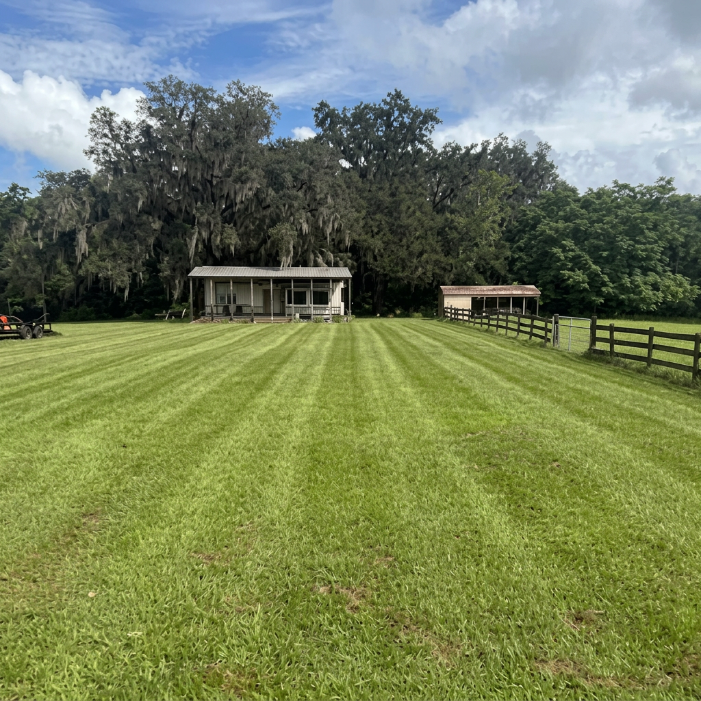 Landscaping lawn care service